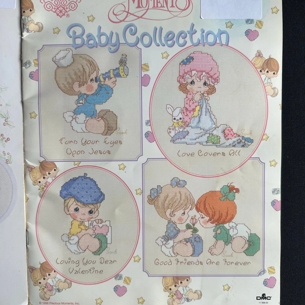 Precious Moments Baby Collection Cross Stitch Pattern Book set (2)